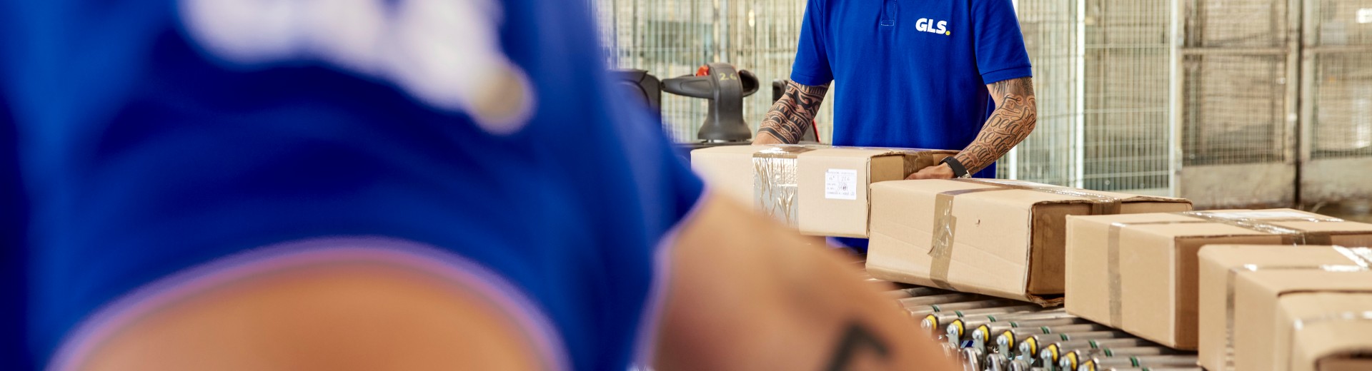 Employee in depot