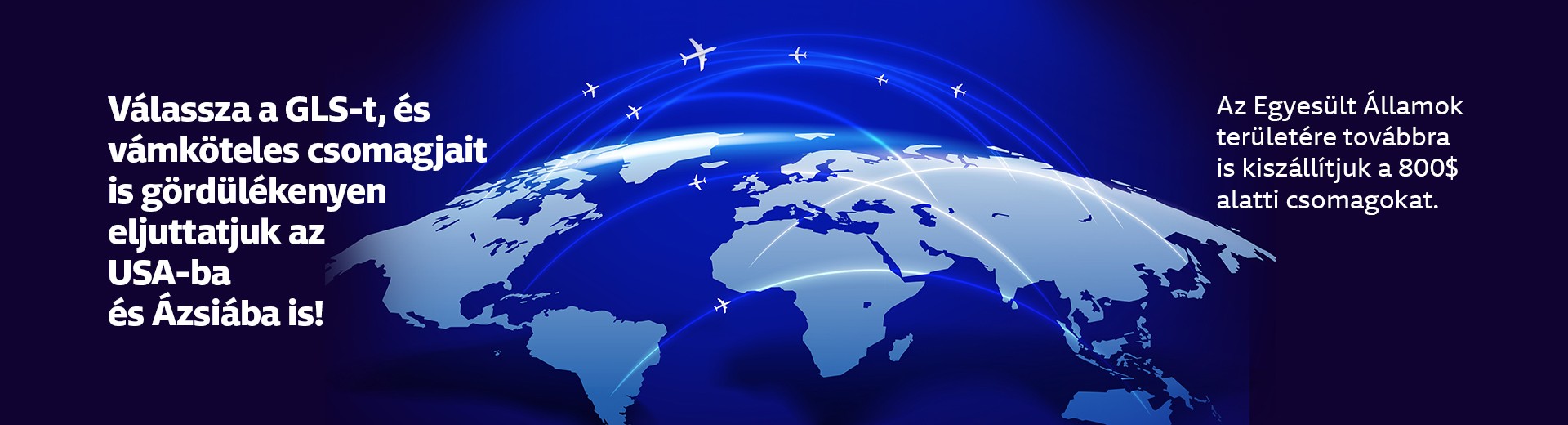 Vámköteles csomagok is gördülékenyen eljutnak az USA-ba és Ázsiába